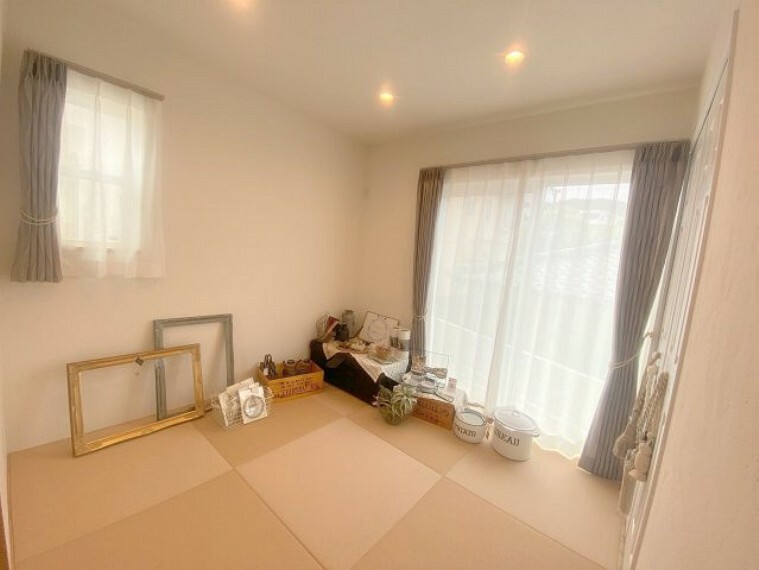 和室 琉球畳を用いた和室！