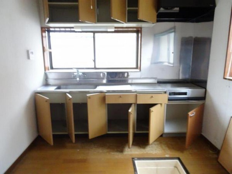 キッチン 【リフォーム中】キッチンは新品交換いたします・対面式のキッチンになる予定です。