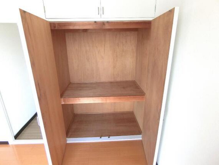 収納 収納付きのお部屋は、室内スペースを広く使えますね。