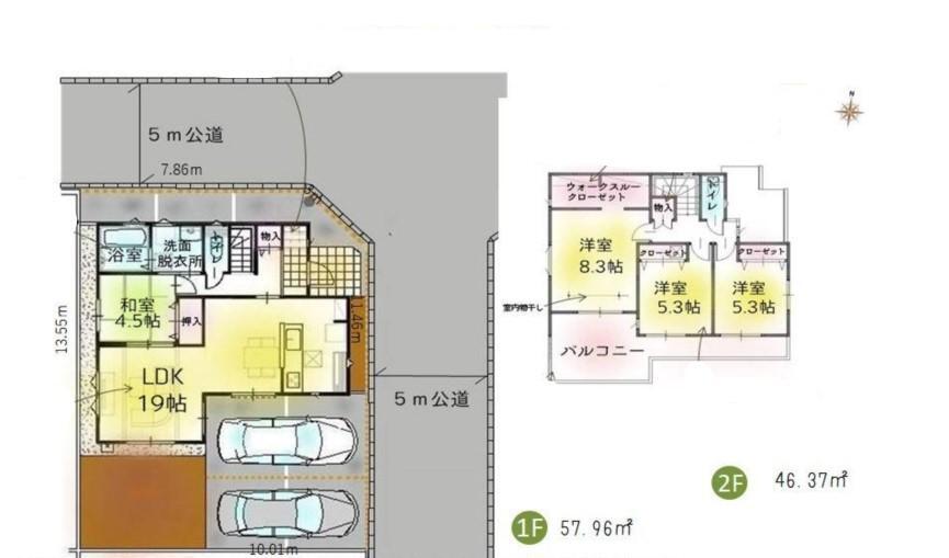 間取り図 間取り図です。