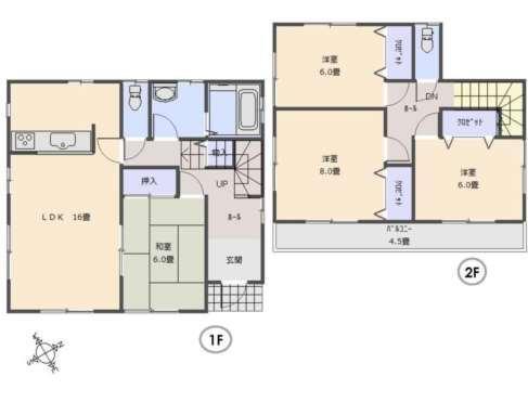 間取り図 間取り図です。