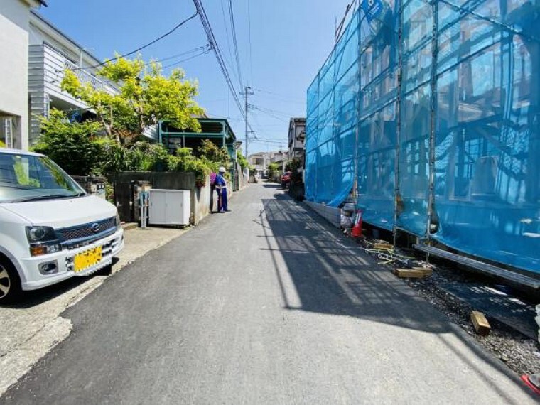 現況写真 前面道路含む現地外観(4月30日)