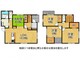 間取り図 収納充実4LDKの間取りです
