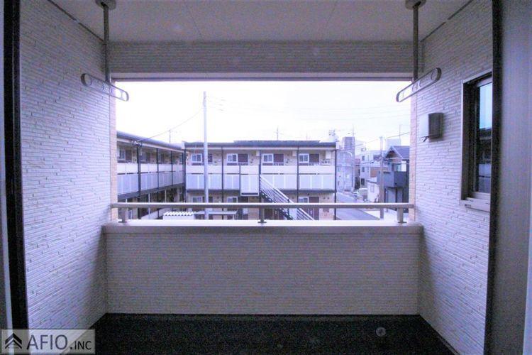 バルコニー 雨降っても安心のインナーバルコニー