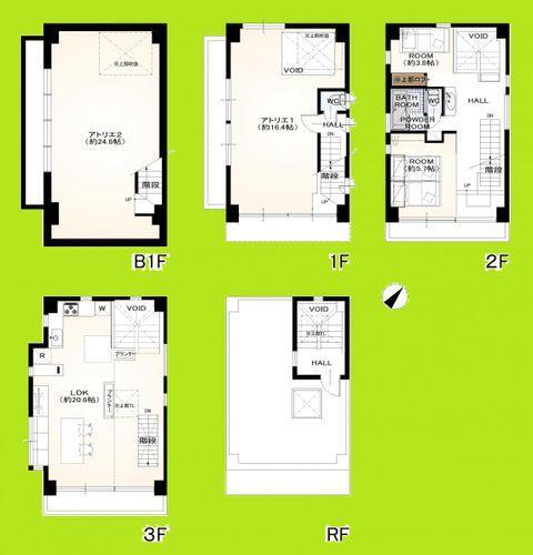間取り図 居室に関して、建築基準法上では一部「納戸」扱いとなる可能性がございます。