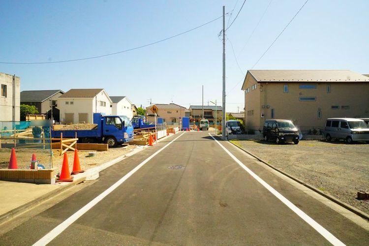 現況写真 現地の周辺環境や駅までの道のりなど、住環境と合わせてご確認いただきながらご検討ください。