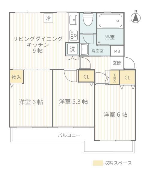 間取り図 図面と現況が異なる場合は現況を優先します