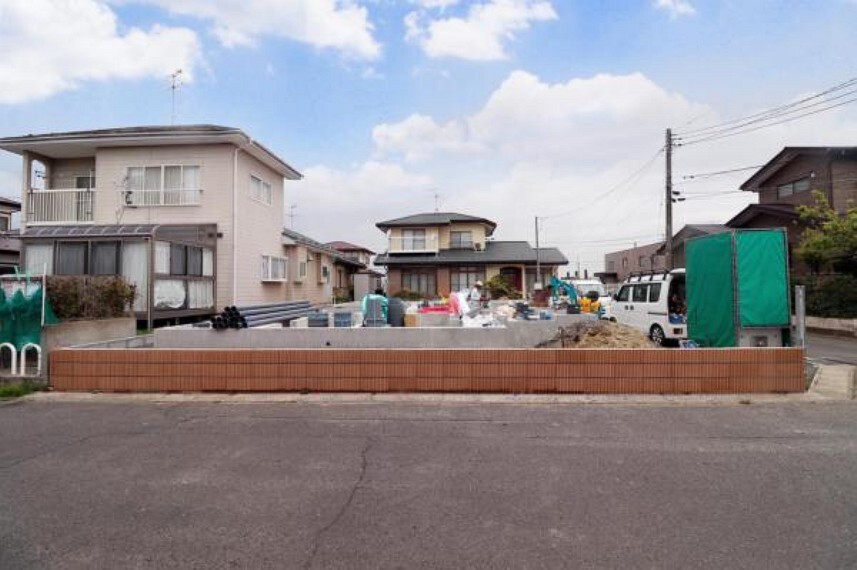 現況外観写真 (現地写真)同社施工の完成済み物件内覧可能です!