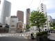 エントランス前。都心を感じられます