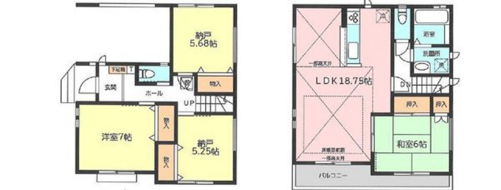 間取り図 ■JR総武線「小岩駅」徒歩7分■2駅2路線利用可能 ■約18.75帖の広々LDK【すぐにご見学可】