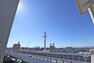 現況写真 バルコニーからの眺め（南西方向）［2021年10月29日撮影］