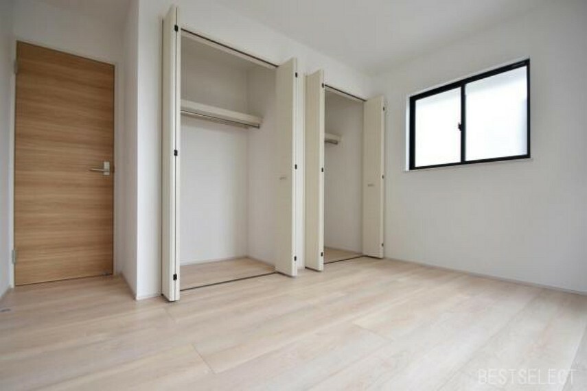 子供部屋 各居室にクローゼットが設けられ,生活スペースを広く利用できます:洋室6.5帖