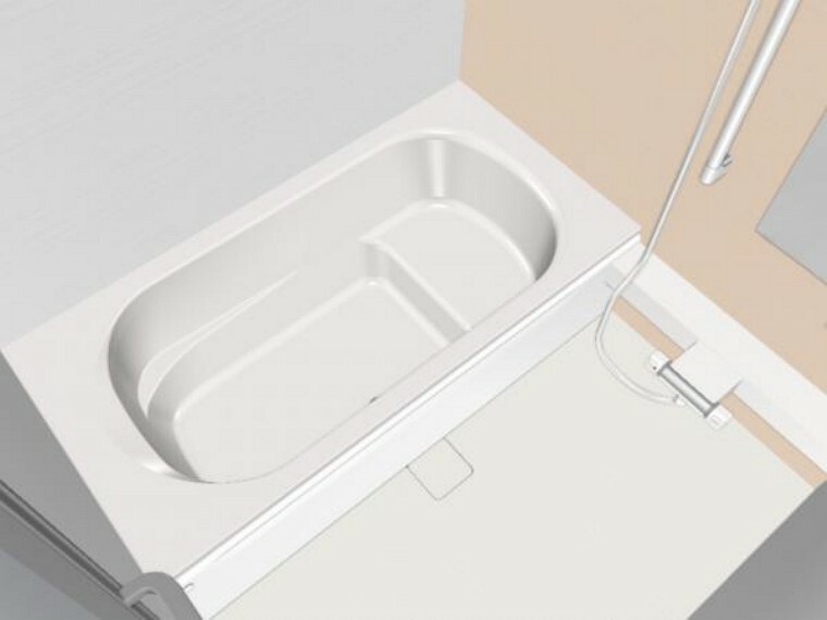 浴室 【同仕様写真】ユニットバスはハウステック社製の新品に交換します。自動お湯張り・追い焚き機能付きで操作もラクラク行えます。足を伸ばせる1坪サイズの浴槽で、一日の疲れをゆっくり癒すことが出来ますよ。