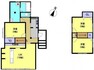 間取り図 【リフォーム後】3LDKの住宅です。1階にも1部屋居室があります。脱衣場を広くとっていますので、洗濯を干すスペースにご使用できます。