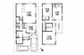 間取り図 LDKは約16帖。和室と続き間の使いやすい間取り。全居室収納付き、収納豊富な住戸です。