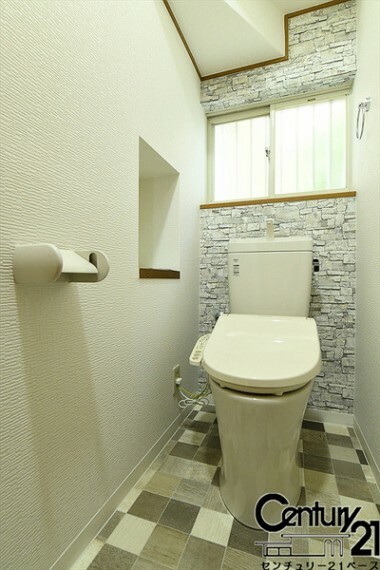 トイレ ■現地撮影写真■1F・2Fそれぞれにトイレを完備！