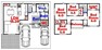 間取り図 4SLDK/車2台/リビングスタディスペース/ウォークインクローゼット/シューズインクローゼット/全居室収納/南面バルコニー/洗面稼働棚付