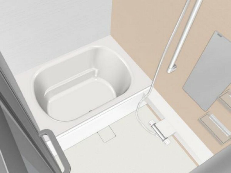 浴室 【イメージ写真】浴室はLIXIL製の新品のユニットバスに交換予定。床は水はけがよく汚れが付きにくい加工がされているのでお掃除ラクラクです。