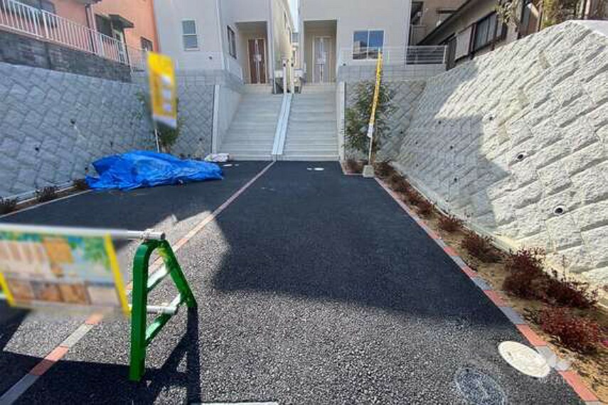 駐車場 物件の駐車スペース［2022年2月16日撮影］