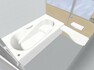 【同仕様写真】ユニットバスは新品です。浴槽は半身浴ステップ付で足を伸ばしてゆったり半身浴の他にもお子様と一緒にお風呂を楽しめますよ。ドアや収納、排水口にお掃除をラクにする工夫がされています。