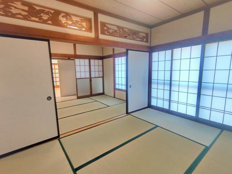 和室 【リフォーム中/1階和室】和室は畳・障子・襖の張替え、壁は珪藻土による塗装を行います。