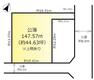 土地図面 新柏駅徒歩4分の好立地です