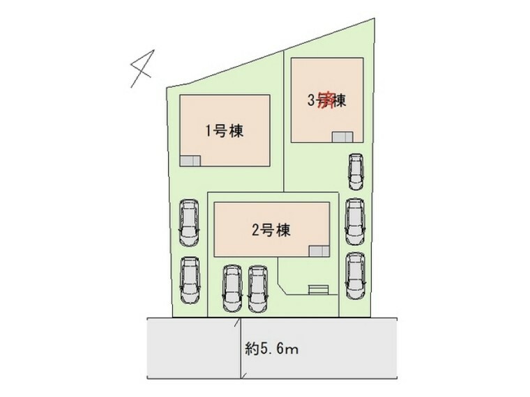 区画図 区画図■日野市南平5　新築一戸建て■
