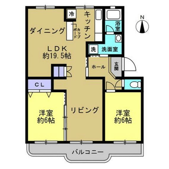間取り図 【リフォーム後間取図】リビング・ダイニングスペースが広く、家族団らんのお時間を過ごしていただける空間を作ります。リビング横南西の洋室は、三枚の開き戸となっており、リビングスペースにすることも可能です。
