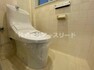 トイレ 1階トイレ新調○*。 年間通して快適にお使いいただける温水洗浄便座です。