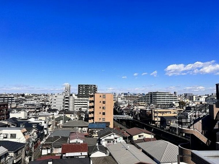 眺望 17.北側眺望（天気のいい日には東京タワー・スカイツリーが見えます。）