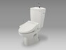 【同仕様写真】トイレはLIXIL製の温水洗浄機能付きに新品交換します。キズや汚れが付きにくい加工が施してあるのでお手入れが簡単です。直接肌に触れるトイレは新品が嬉しいですよね。