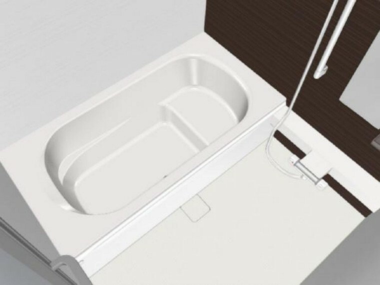 浴室 【リフォーム中/ユニットバス】浴室はハウステック製の新品のユニットバスに交換します。足を伸ばせる1坪サイズの広々とした浴槽で、1日の疲れをゆっくり癒すことができますよ。