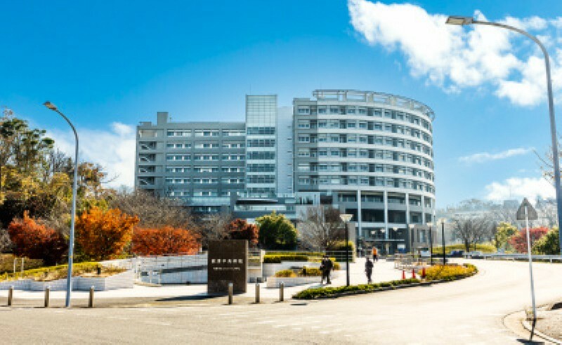 病院 君津中央病院:＜約4400m＞（2021年12月撮影）