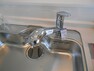 キッチン 浄水機能付き水栓。