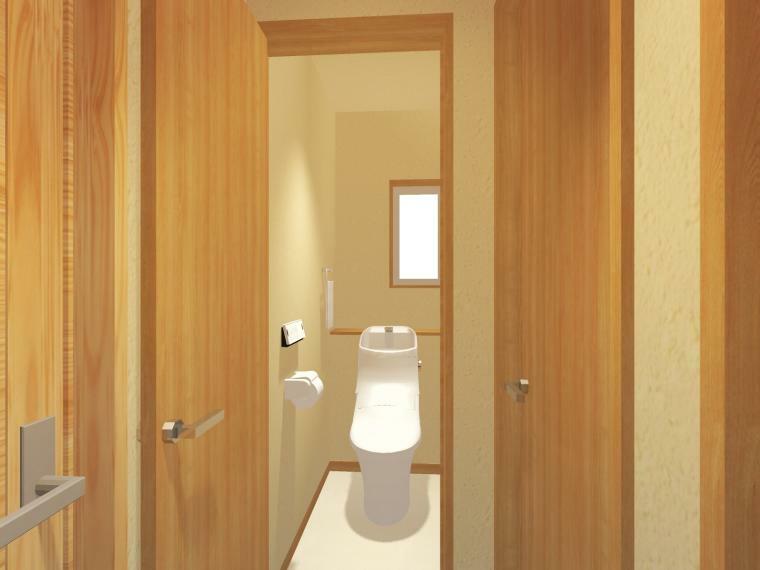 トイレ 1Fトイレ ［完成イメージ図］
