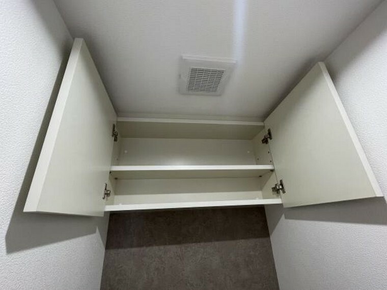 収納 【収納】トイレットペーパーや日用品のストックにも便利なトイレ収納。