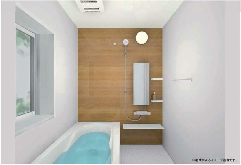 System Bathroom AS<BR/>・排水溝のごみも簡単に処理できる「パッとくるりんポイ排水口」等、お掃除も楽々設備<BR/>・空気を含んだ大粒の水滴が心地よい超節水シャワー「エコアクアシャワー」<BR/>・汚れにくいスッキリデザインのキレイドア。<BR/>・壁パネルをはじめ、浴槽・床・カウンター・ドアなど、カラー選択可能。