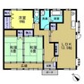 間取り図 【間取り図】各部屋収納スペースも確保した3LDKの平家住宅。階段の上り下りがないので、快適に生活できます。