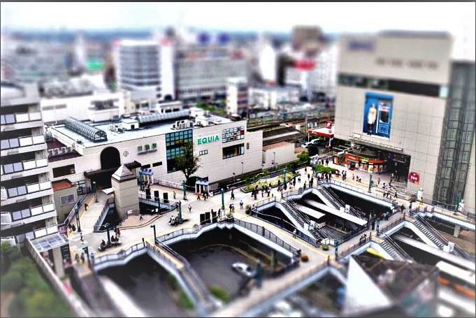 川越駅　東口　 観光しながらブラブラ歩けばあっという間です。