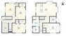間取り図 【間取り図】2階の和室を洋間に変更し、和室1部屋、洋室3部屋の過ごしやすいお部屋にリフォームいたします。