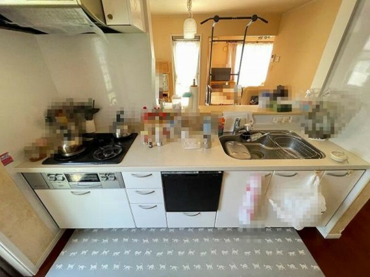 キッチン シンクも作業場も広々！食洗機付きで機能性充実のキッチンです。