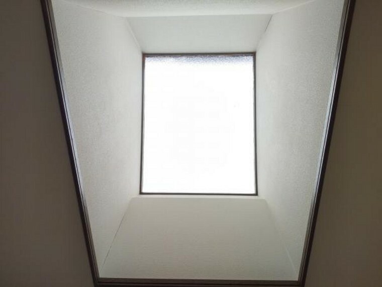 【天窓】サンルームには天窓が付いております。天窓から入る光が心地よいですね。
