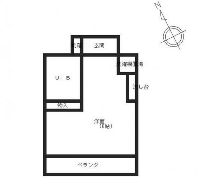 ロイヤル姫島(1R) 3階の間取り