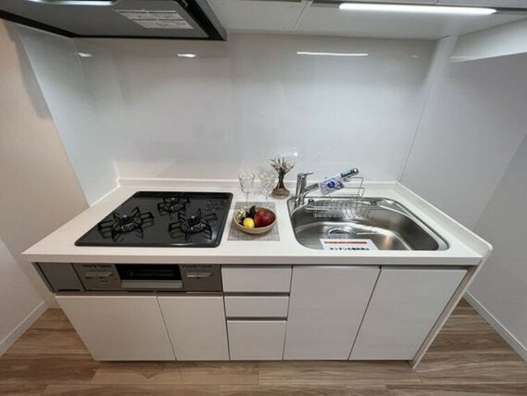 キッチン スムーズに家事をこなせるキッチン。すっきりとした空間で効率よくお料理。