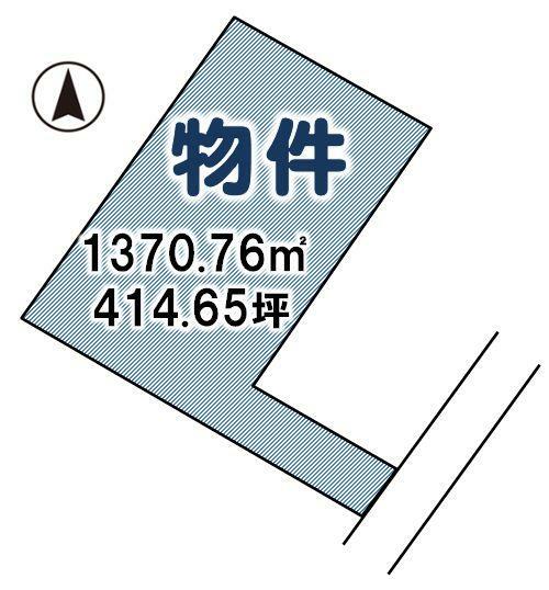 区画図 約414坪の広い敷地です！