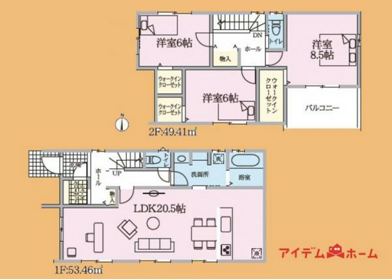 間取り図 3号棟間取り