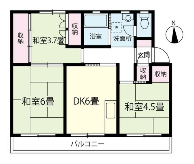 ■月額賃料:48000円　表面利回り10.4％ ■最上階に付き眺望・日当たり良好■教育施設・商業施設・病院充実 ■緑豊かな環境