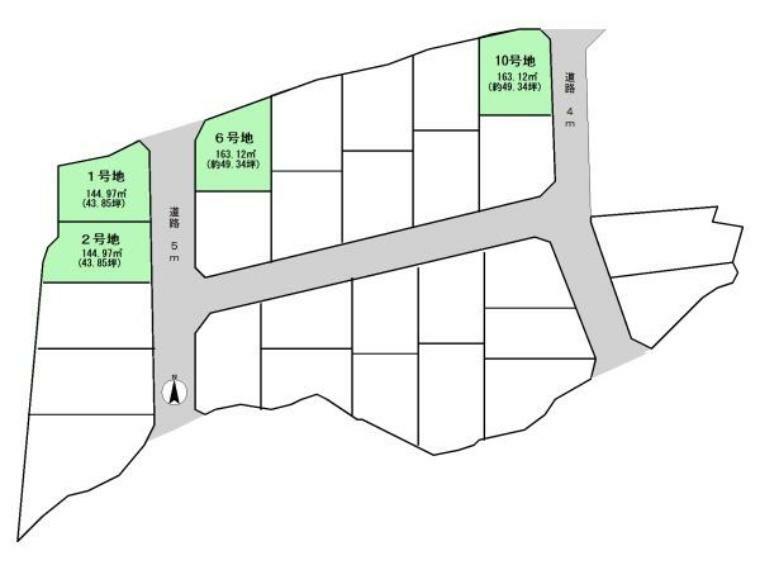 土地図面 ■こちらは1号地です！■