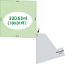 区画図 土地面積100.01坪！休日には家庭菜園やガーデニングなどいかがですか？