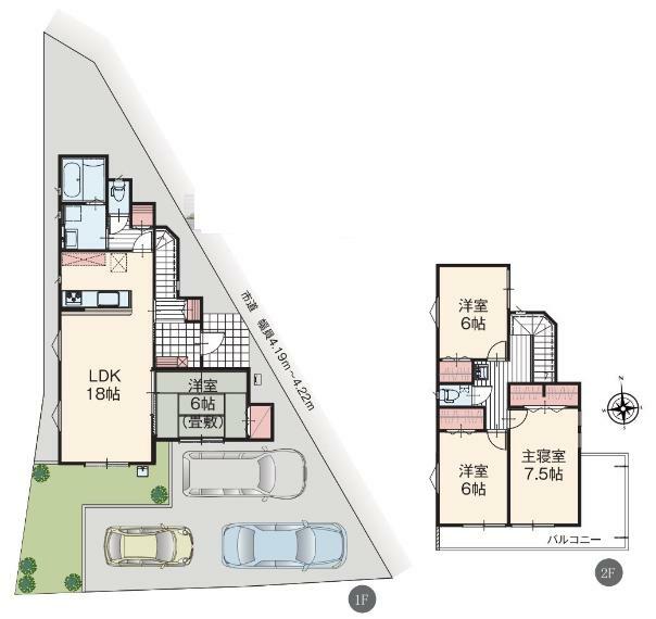 間取り図 南側にお庭付きです！家庭菜園などいかがですか？